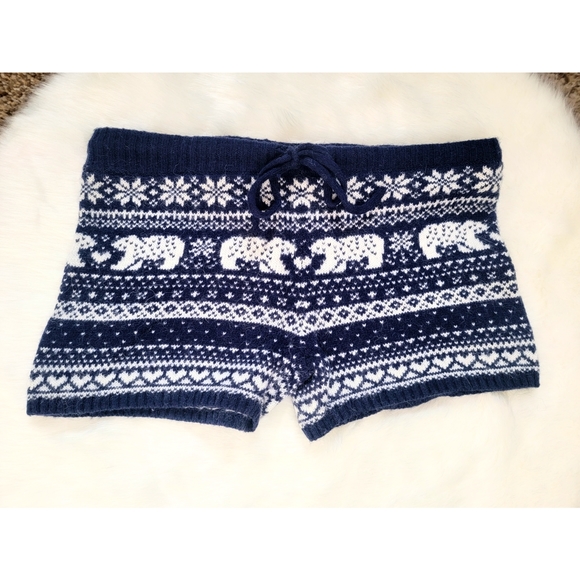 Aerie Fairisle Sweater Shorts - Picture 1 of 4